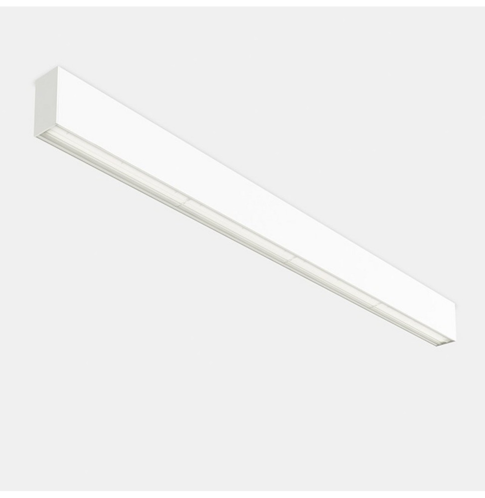 LedsC4 - Sistema lineal INFINITE Pro 1136mm superficie pared 31,7W 4000K CRI80 DALI-2 gris IP44 4578lm
