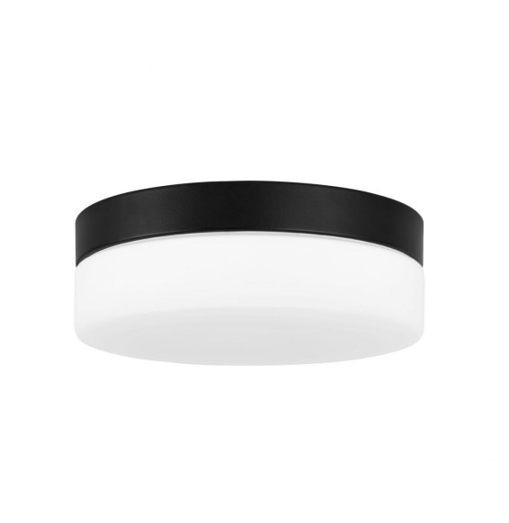 FORLIGHT - Plafón IP44 GIRO LED 10.8W 327lm SW 3000-4000K negro