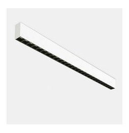 LedsC4 - Sistema lineal INFINITE Pro 1700mm superficie Hexa-Cell emergencia 47,4W 3000K CRI80 negro IP40 1965lm