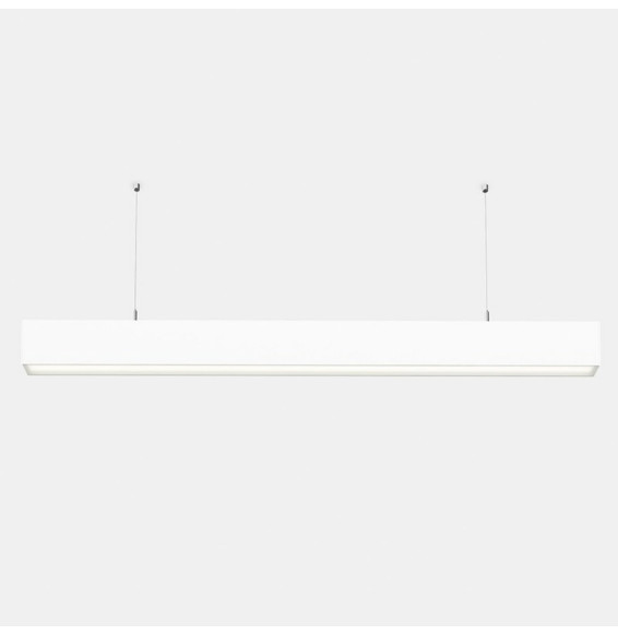 LedsC4 - Sistema lineal INFINITE Pro 1700mm suspendida Hexa-Cell 47,4W 3000K CRI80 gris IP40 1965lm