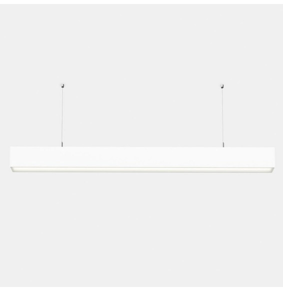 LedsC4 - Sistema lineal INFINITE Pro 1700mm suspendida Hexa-Cell emergencia 47,4W 4000K CRI80 DALI-2 gris IP40 2162lm