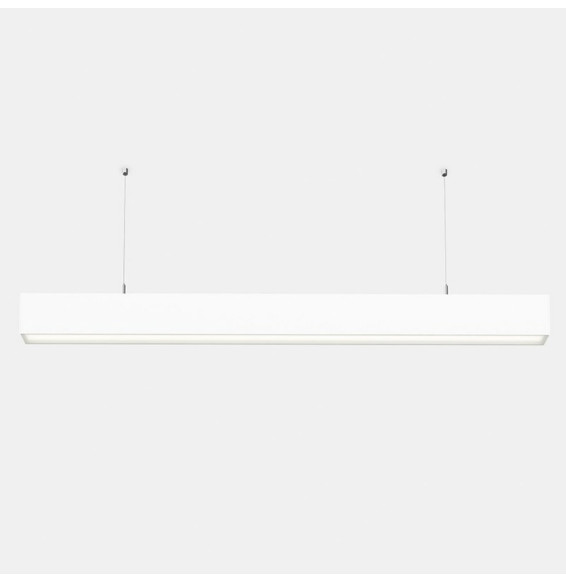 LedsC4 - Sistema lineal INFINITE Pro 1700mm suspendida Hexa-Cell 47,4W 3000K CRI80 DALI-2 negro IP40 1965lm