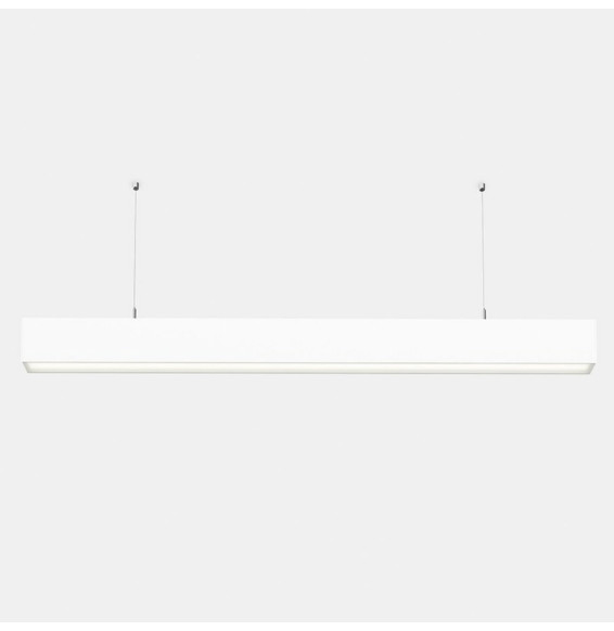 LedsC4 - Sistema lineal INFINITE Pro 1700mm suspendida Hexa-Cell 47,4W 3000K CRI80 negro IP40 1965lm