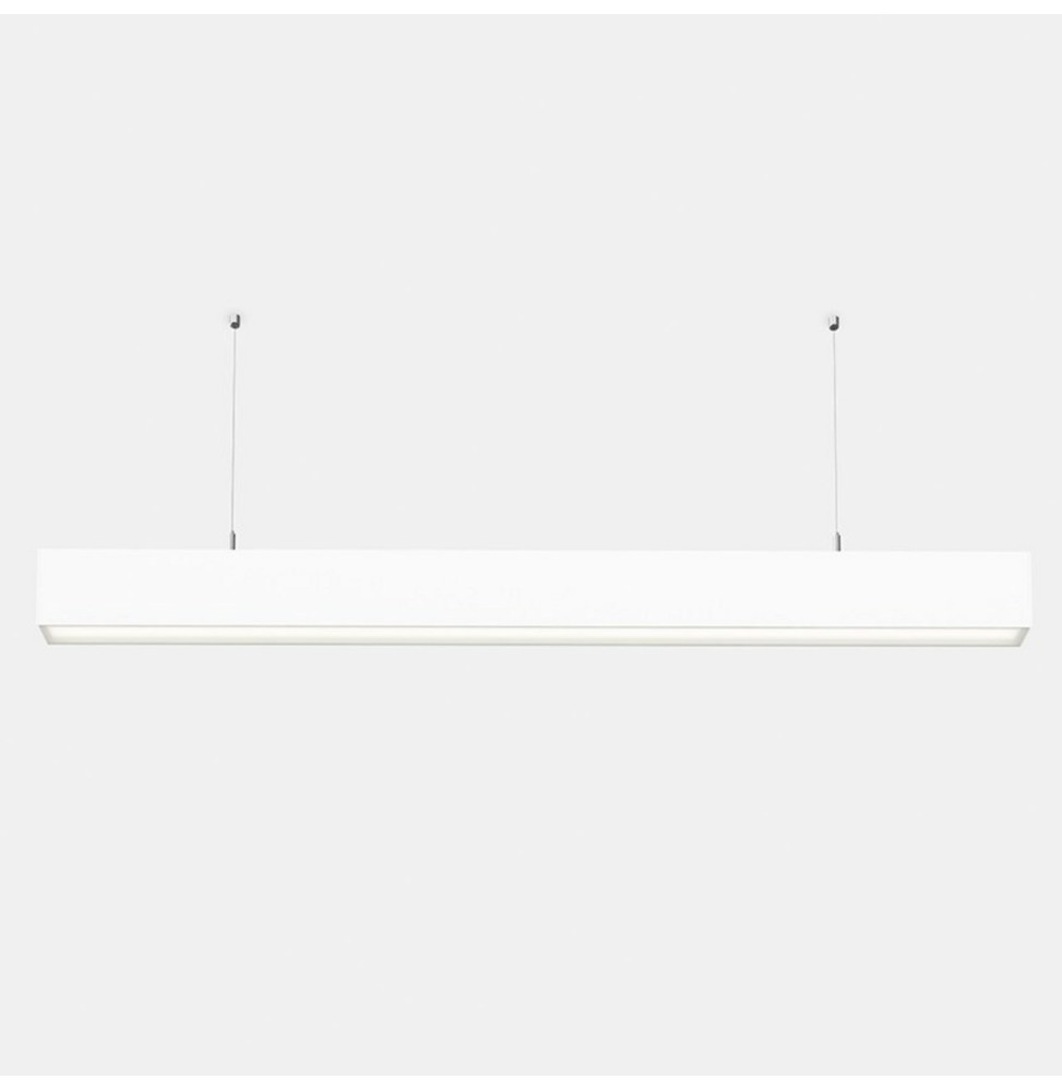 LedsC4 - Sistema lineal INFINITE Pro 1700mm suspendida Hexa-Cell 47,4W 3000K CRI80 DALI-2 gris IP40 1965lm LedsC4 - Sistema lineal INFINITE Pro 1700mm suspendida Hexa-Cell 47,4W 3000K CRI80 DALI-2 gris IP40 1965lm