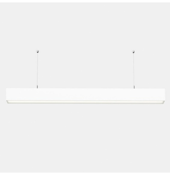 LedsC4 - Sistema lineal INFINITE Pro 1700mm suspendida Hexa-Cell emergencia 47,4W 4000K CRI80 DALI-2 blanco IP40 2162lm