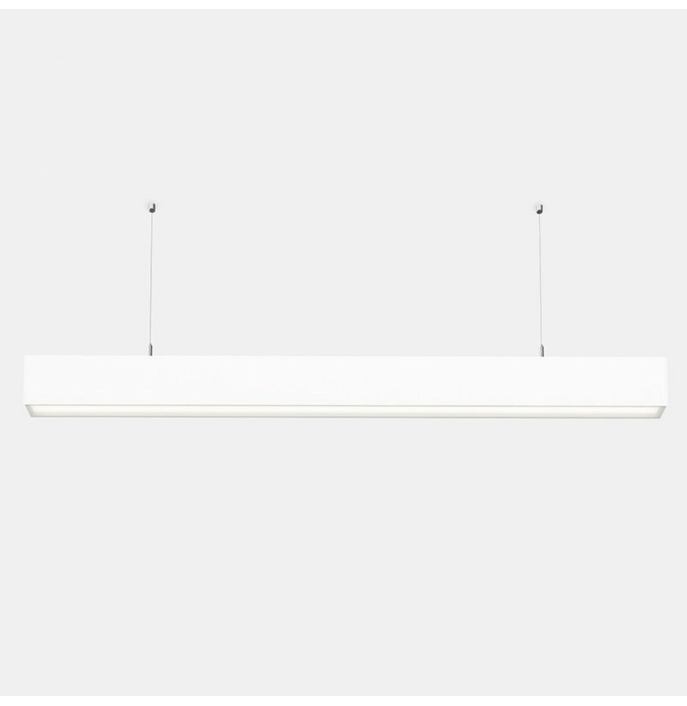 LedsC4 - Sistema lineal INFINITE Pro 1700mm suspendida Hexa-Cell 47,4W 3000K CRI80 DALI D4i blanco IP40 1965lm LedsC4 - Sistema lineal INFINITE Pro 1700mm suspendida Hexa-Cell 47,4W 3000K CRI80 DALI D4i blanco IP40 1965lm