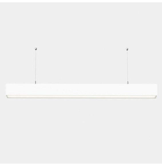 LedsC4 - Sistema lineal INFINITE Pro 1700mm suspendida Hexa-Cell emergencia 47,4W 4000K CRI80 DALI-2 negro IP40 2162lm