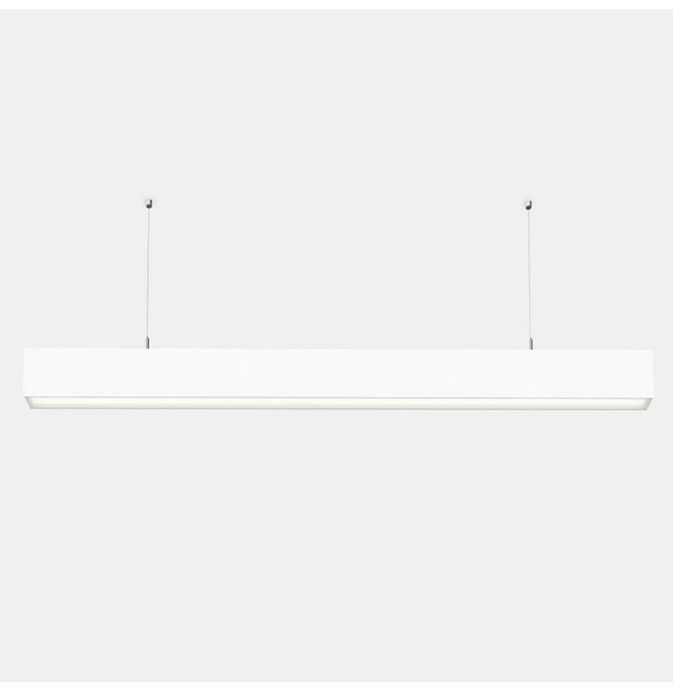 LedsC4 - Sistema lineal INFINITE Pro 1700mm suspendida Hexa-Cell 47,4W 4000K CRI80 DALI-2 blanco IP40 2162lm LedsC4 - Sistema lineal INFINITE Pro 1700mm suspendida Hexa-Cell 47,4W 4000K CRI80 DALI-2 blanco IP40 2162lm