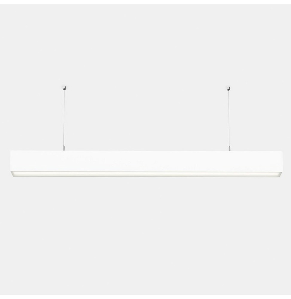 LedsC4 - Sistema lineal INFINITE Pro 1700mm suspendida Hexa-Cell 47,4W 4000K CRI80 gris IP40 2162lm LedsC4 - Sistema lineal INFINITE Pro 1700mm suspendida Hexa-Cell 47,4W 4000K CRI80 gris IP40 2162lm