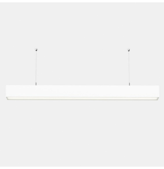 LedsC4 - Sistema lineal INFINITE Pro 1700mm suspendida Hexa-Cell emergencia 47,4W 4000K CRI80 gris IP40 2162lm