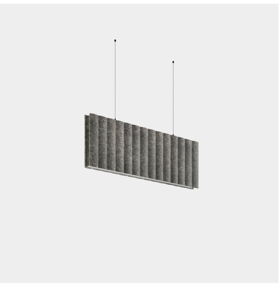 LedsC4 - Sistema lineal INFINITE Pro Acústica 1136mm suspendida Hexa-Cell 31,7W 3000K CRI80 DALI-2 "FELTRE" gris oscuro IP40 983 LedsC4 - Sistema lineal INFINITE Pro Acústica 1136mm suspendida Hexa-Cell 31,7W 3000K CRI80 DALI-2 "FELTRE" gris oscuro IP40 983