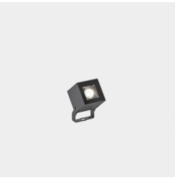 LedsC4 - Proyector IP65 CUBE Pro 1 led 5W 3000K gris urbano 494lm