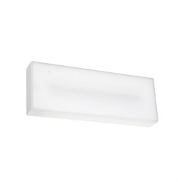 LedsC4 - Luminaria de emergencia DECO superficie IP44 200lm 1h No Permanente + Autotest