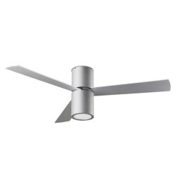FORLIGHT - Ventilador IP20 Formentera E27 15W gris blanco