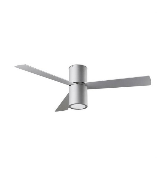 FORLIGHT - Ventilador IP20 Formentera E27 15W gris blanco