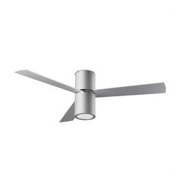 FORLIGHT - Ventilador IP20 Formentera E27 15W gris blanco