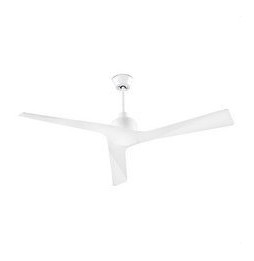 FORLIGHT - Ventilador IP20 Mogan blanco brillante blanco