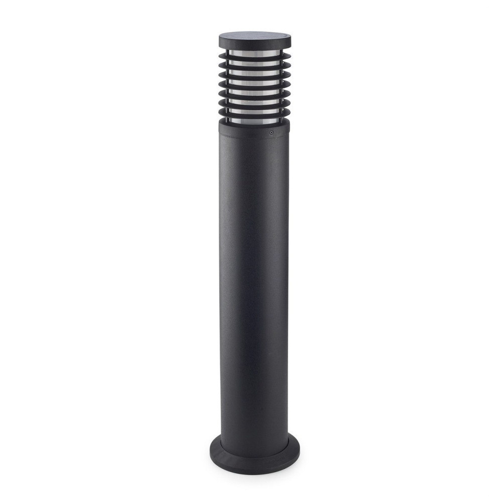 LedsC4 - Baliza redondo NOTT 23W 90mm negro / plástico transparente
