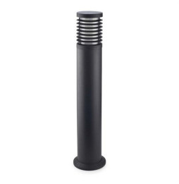 LedsC4 - Baliza redondo NOTT 23W 90mm negro / plástico transparente