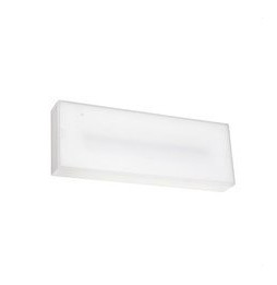 LedsC4 - Luminaria de emergencia DECO superficie IP44 300lm 3h No Permanente