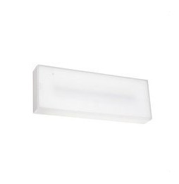 LedsC4 - Luminaria de emergencia DECO superficie IP44 300lm 1h Permanente