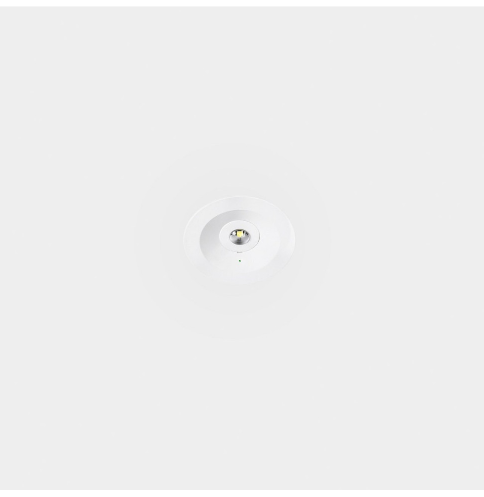 LedsC4 - Luminaria de emergencia REDO empotrado IP20 blanco 200lm 3h Permanente + Autotest
