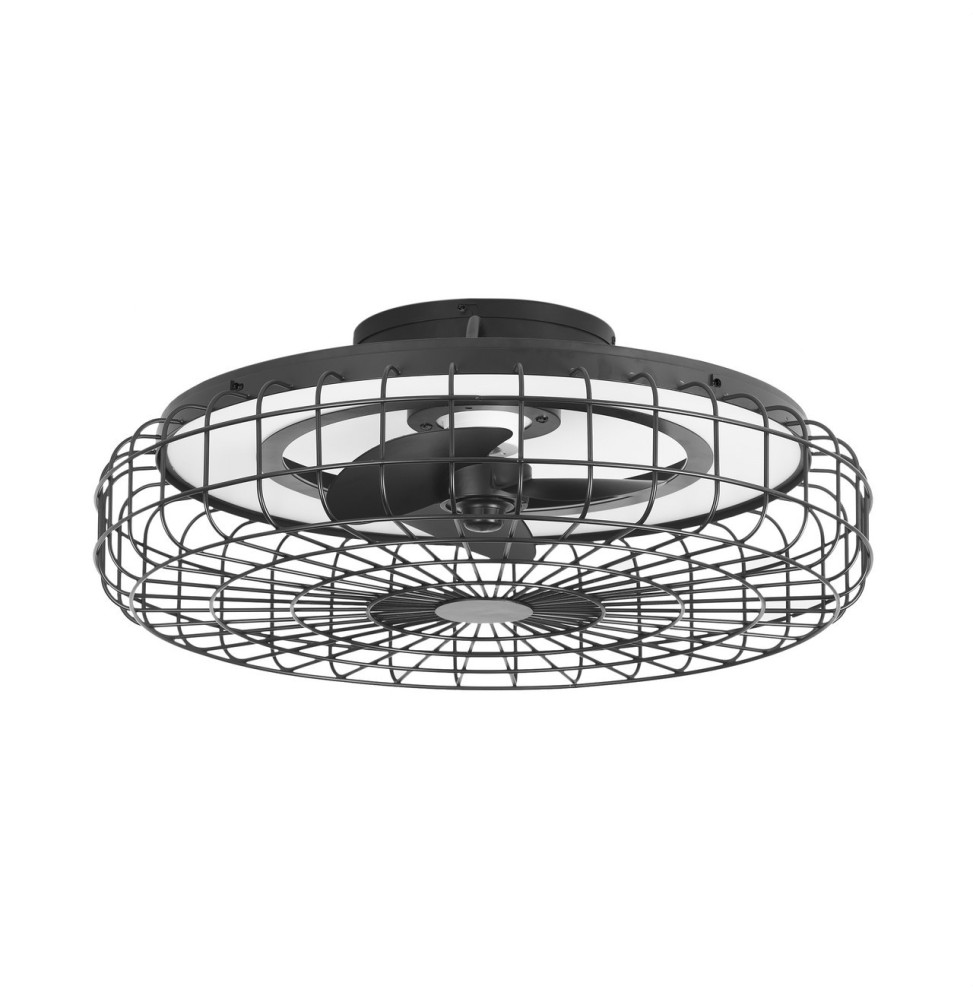 FORLIGHT - Ventilador IP44 Merak LED 30.2 TW 2700-6000K negro negro