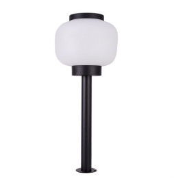 FORLIGHT - Aplique exterior Chillout IP44 Lamtam E27 15 negro