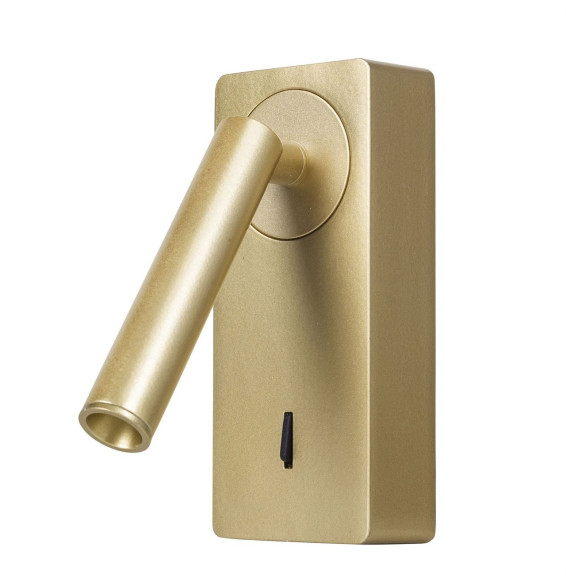 FORLIGHT - Luz de lectura COLO LED 2.1W 3000K ON-OFF 107lm decorativo oro