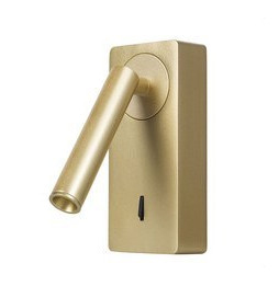 FORLIGHT - Luz de lectura COLO LED 2.1W 3000K ON-OFF 107lm decorativo oro