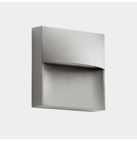 LedsC4 - Aplique IP66 SAM LED 16W SW 2700-3200-4000K ON-OFF gris 1444lm