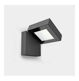 LedsC4 - Aplique IP66 MODIS LED 11.6W SW 2700-3200-4000K negro 744lm DALI-2
