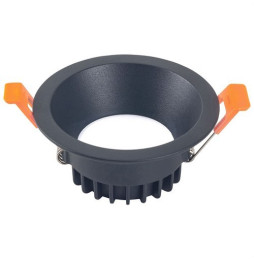 FORLIGHT - Downlight IP54 JET NEGRE LED 7 3000K ON-OFF negro