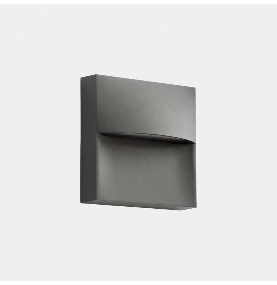 LedsC4 - Aplique IP66 SAM LED 3.2W SW 2700-3200-4000K ON-OFF gris urbano 269lm
