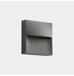 LedsC4 - Aplique IP66 SAM LED 3.2W SW 2700-3200-4000K ON-OFF gris urbano 269lm