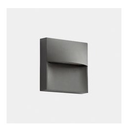 LedsC4 - Aplique IP66 SAM LED 3.2W SW 2700-3200-4000K ON-OFF gris urbano 269lm