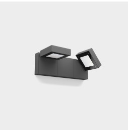 LedsC4 - Aplique IP66 MODIS LED 23.2W SW 2700-3200-4000K gris 1488lm DALI-2