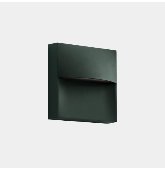 LedsC4 - Aplique IP66 SAM LED 3.2W SW 2700-3200-4000K ON-OFF verde abeto 269lm