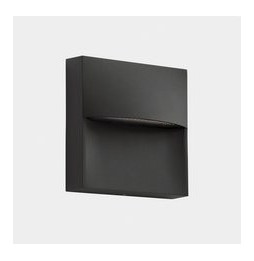 LedsC4 - Aplique IP66 SAM LED 16W SW 2700-3200-4000K ON-OFF negro 1444lm