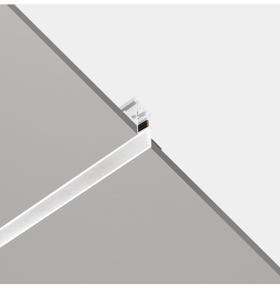LedsC4 - Carril empotrable 2000mm bajo voltaje blanco