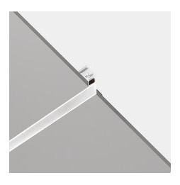 LedsC4 - Carril empotrable 1000mm bajo voltaje blanco