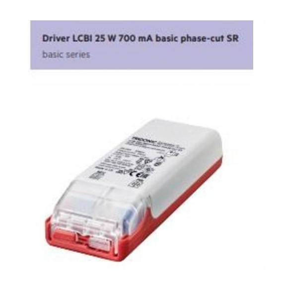 LedsC4 - Driver Phase-Cut Tridonic LCBI 25W 700mA BASIC phase-cut SR