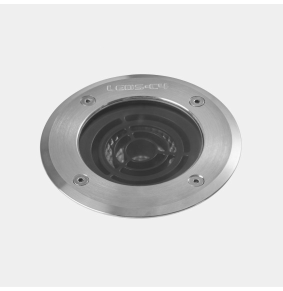 LedsC4 - Empotrable de suelo IP65-IP67 Kay 185mm LED 21.6W 3000K Acero inoxidable AISI 316 1890lm