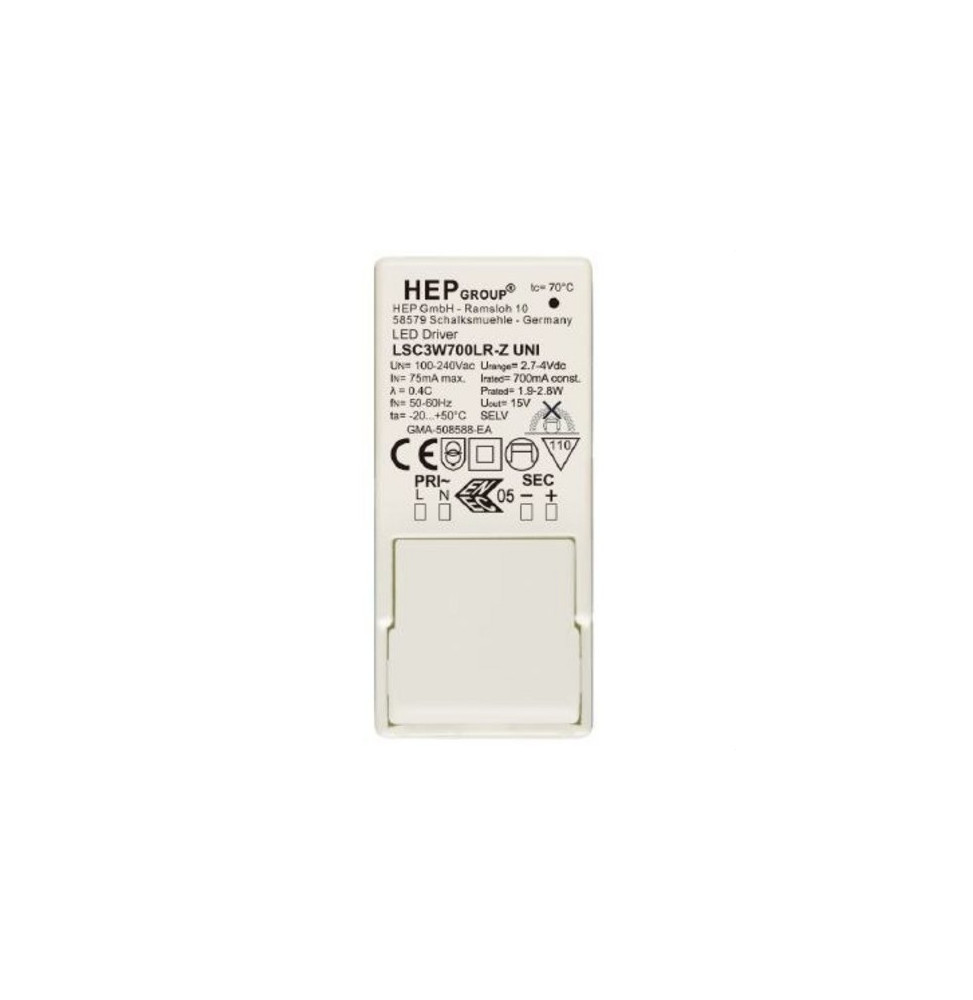 LedsC4 - Driver Not Dimmable 100-240V/50-60z LedsC4 - Driver Not Dimmable 100-240V/50-60z