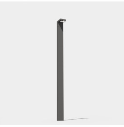 LedsC4 - Farola IP66 MODIS LED 11.6W 2700K gris urbano 744lm DALI-2