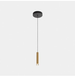 LedsC4 - Luminaria colgante Candle XS 18 Bodies LED 56.7W 2700K blanco 2765lm negro