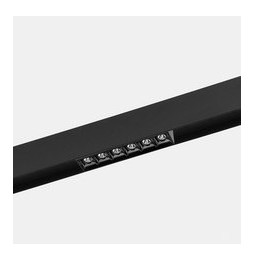 LedsC4 - Luminaria BENTO low voltatge bajo voltaje 6W blanco cálido 3000K CRI 90 ON-OFF negro 521lm