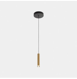 LedsC4 - Luminaria colgante Candle XS 18 Bodies LED 56.7W 2700K blanco DALI 2765lm negro