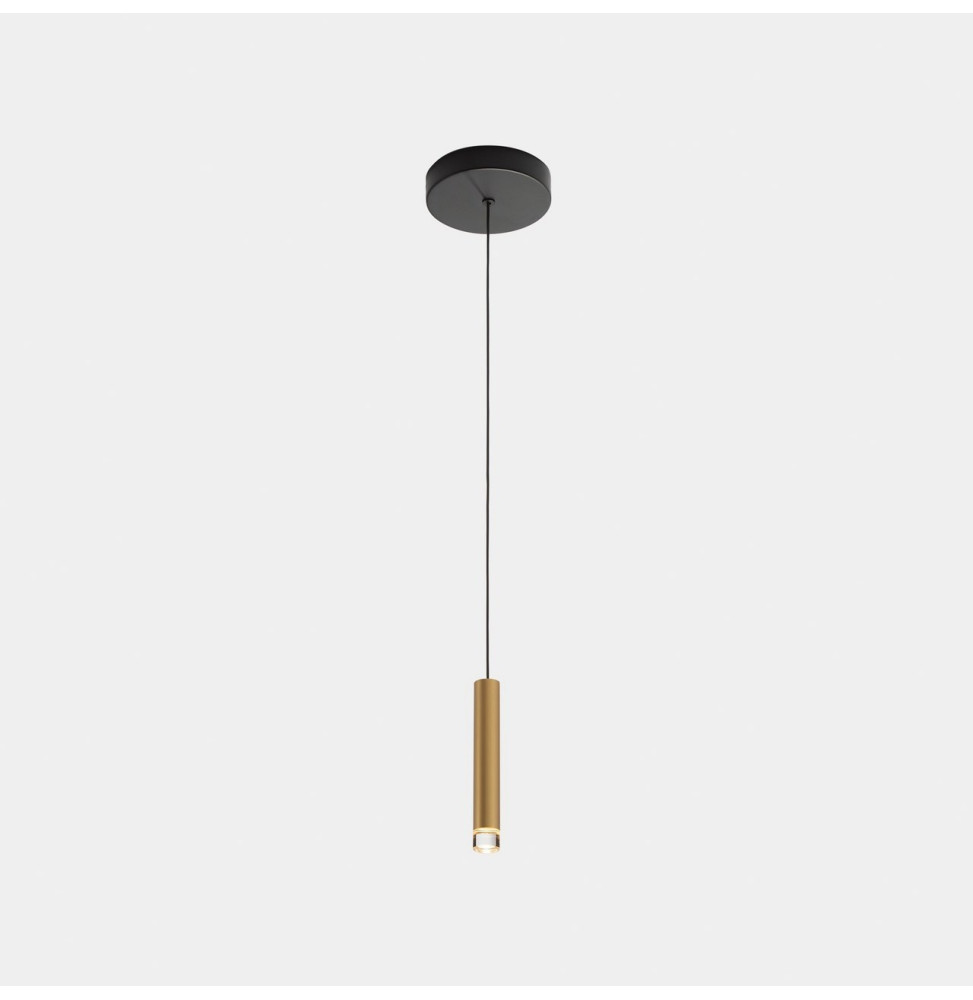 LedsC4 - Luminaria colgante Candle XS 1 Body Surface LED 3.2W 2700K Latonado 154lm LedsC4 - Luminaria colgante Candle XS 1 Body Surface LED 3.2W 2700K Latonado 154lm
