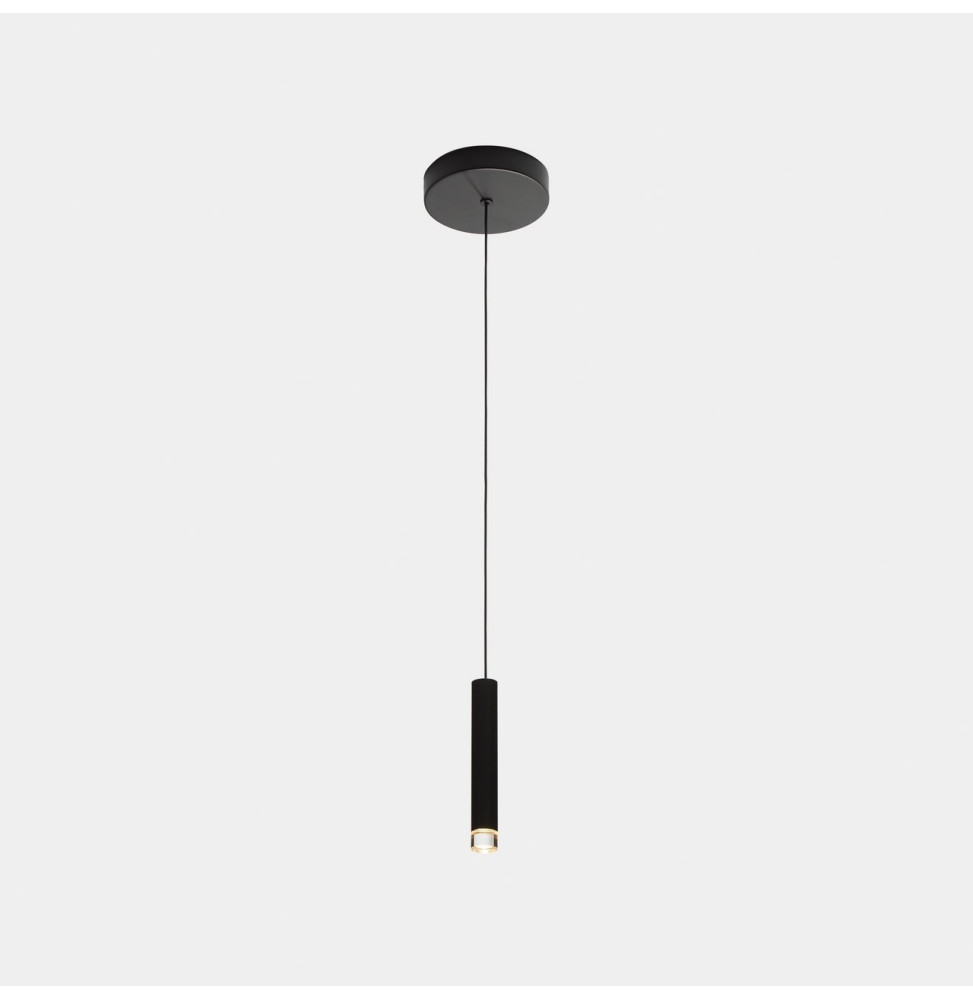 LedsC4 - Luminaria colgante Candle XS 1 Body Surface LED 3.2W 2700K negro 154lm LedsC4 - Luminaria colgante Candle XS 1 Body Surface LED 3.2W 2700K negro 154lm